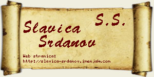 Slavica Srdanov vizit kartica
